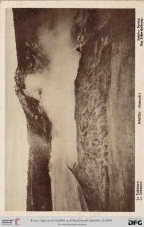 Napoli (Pozzuoli) – La Solfatara. – La Solfatare. – Sulphur Spring. – Das Schwefellager.