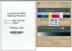Entnazifizierung Josef Padberg, geb. 05.04.1891 (Stadtamtmann)