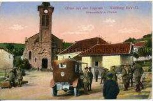 Deutsche Soldaten in Chatas, Vogesen