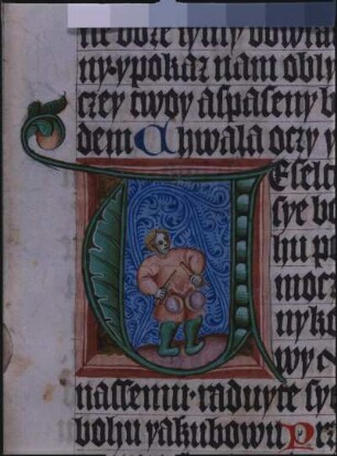 fol. 70r, Initiale mit Text