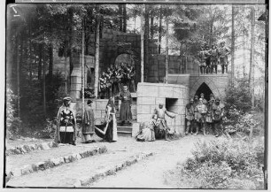 Waldbühne Sigmaringendorf - Der Oettinger; Szenenbild