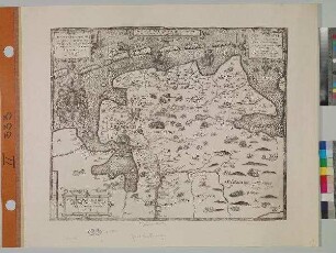 Karte von der Grafschaft Ostfriesland