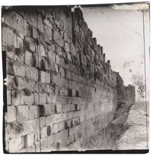 Wand, Stadtmauer (?), Baalbek: Ansicht