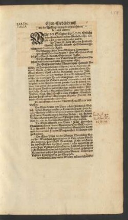 Parentalia. Ehrn-Gedächtniß