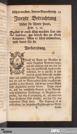 Zweyte Betrachtung