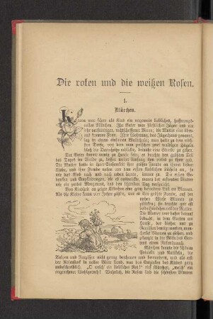 Die roten und die weißen Rosen.
