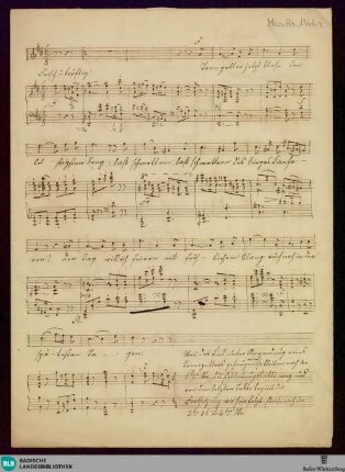 Trompeter jetzt blase den lustigsten Sang - Mus. Hs. 1366,3 : V, tr, pf; D