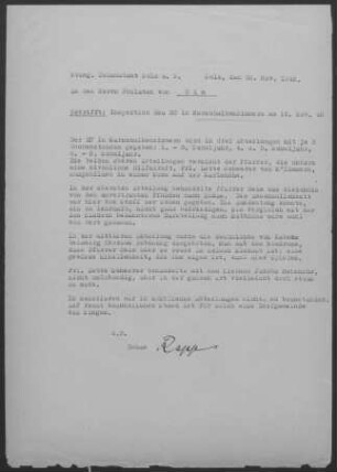 Marschalkenzimmern: Inspektionsbericht 1948