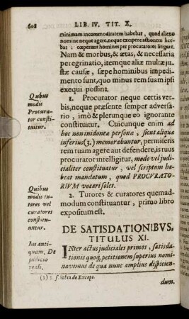 Titulus XI. - XVIII.