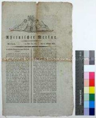 Rheinischer Merkur Nr. 319 vom 25. Oktober 1815