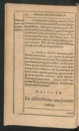 Caput IV. De distinctione mediorum iusticiae.