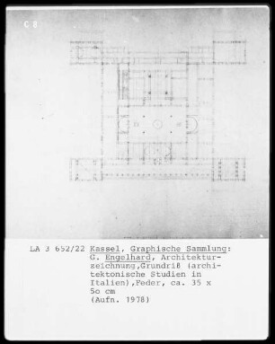 architektonische Studien in Italien