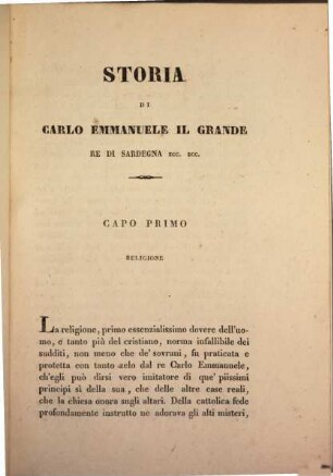 Storia del rè di Sardegna Carlo Emmanuele il Grande, 2
