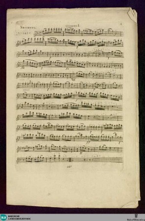 Sestetto a Due Violini Due Viole Violoncello e Basso