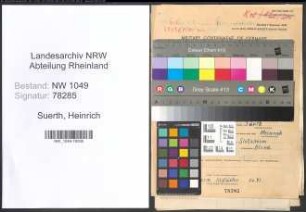 Entnazifizierung Heinrich Suerth , geb. 14.04.1902 (Schweisser)