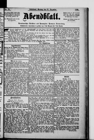 Abendblatt