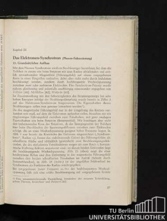 Kapitel III. Das Elektronen-Synchrotron (Phasen-Fokussierung).