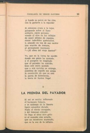 II La prenda del payador