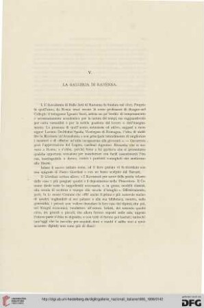 3.1895/96: La Galleria di Ravenna