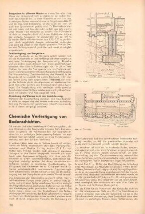 Chemische Verfestigung von Bodenschichten