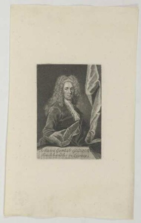 Bildnis des Johann Gottlieb Gleditsch
