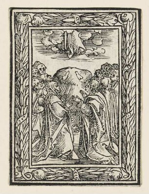 Himmelfahrt Christi, Blatt 32 der Folge "Passion Christi"