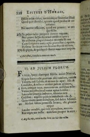II. Ad Julium Florum = II. A Florus