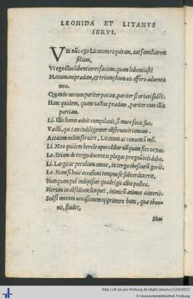 Leonida et Litanus Servi.
