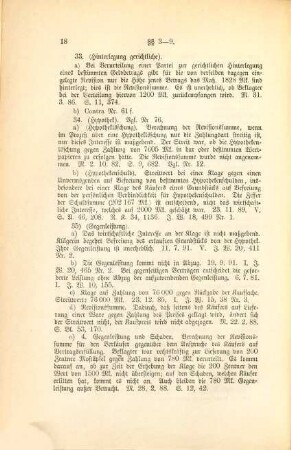 Die Entscheidungen des Reichsgerichts und des bayrischen obersten Landesgerichts zur Civilprozessordnung