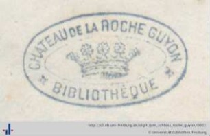 [Provenienz]: Schloss La Roche Guyon
