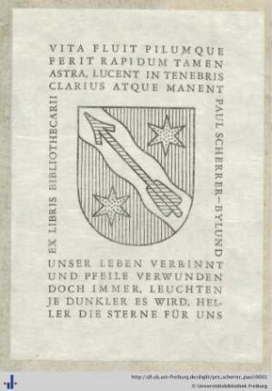 [Provenienz]: Scherrer, Paul