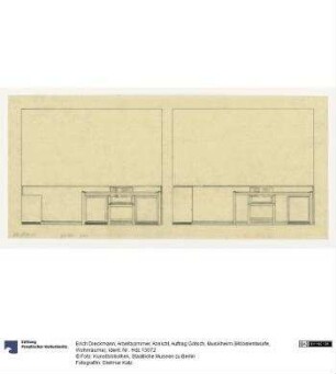 Arbeitszimmer, Ansicht (Auftrag Götsch, Musikheim)