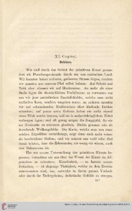 XI. Capitel Schluss