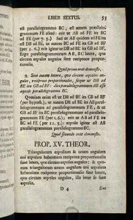 55-76, Prop. XV. Theor. - Prop. XXVI. Theor.