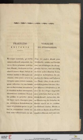Praefatio editoris