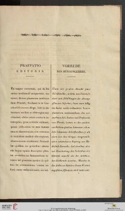 Praefatio editoris