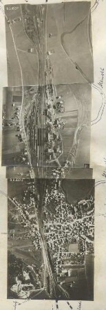 Reihenbild: Treuchtlingen mit Bahnhof (1700 m)
