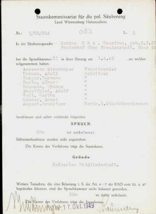 Käs, Rosine