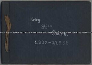 Fotoalbum eines Piloten der Luftwaffe aus dem Polenfeldzug im September 1939