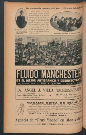 Pro autonomía comunal de Lanús : El mitin del domingo