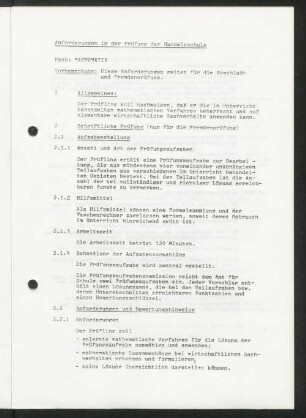 Fach: Mathematik