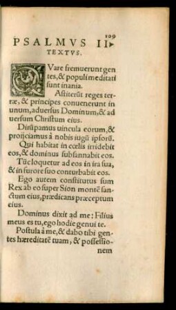 Psalmus II. Textus.
