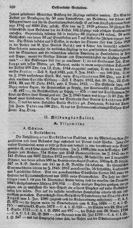 III. Bildungsanstalten.