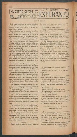 Nuestro curso de esperanto