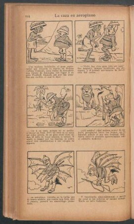 La caza en aeroplano - [Cómic]