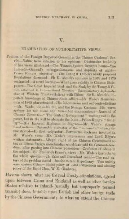 V. Examination of authoritative views