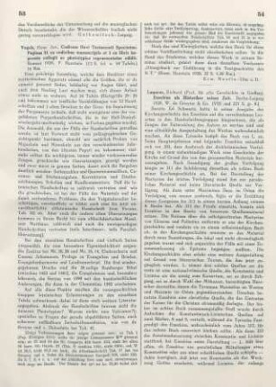 53-54 [Rezension] Codicum novi testamenti specimina