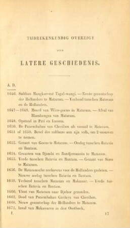 Tijdrekenkundig overzigt der latere geschiedenis