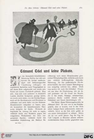 Edmund Edel und seine Plakate