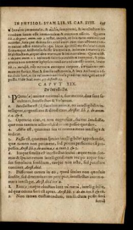 Caput XIX. De Intellectu.